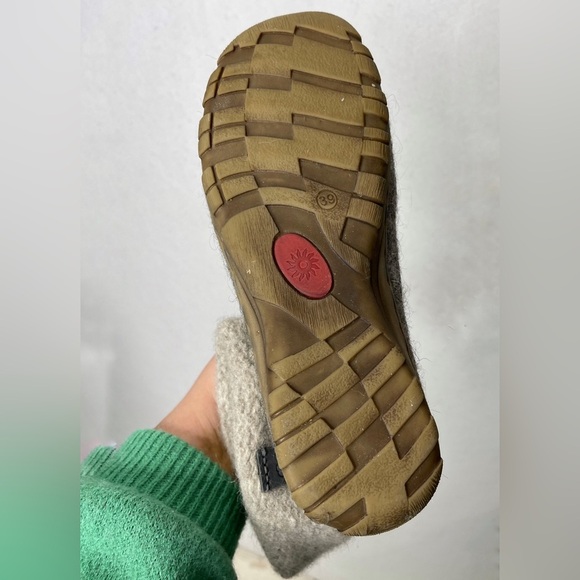 Woolen Clogs Boiled Wool Handmade Winter Boots Size 39 Women's US 8.5 Fisherman - Picture 6 of 7